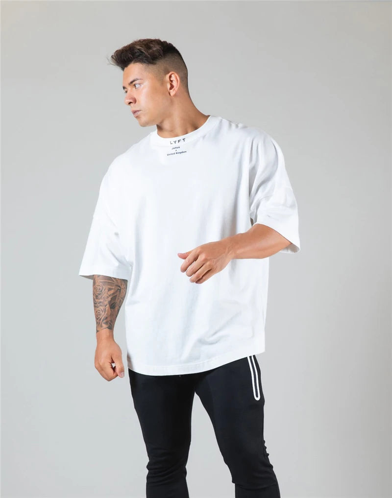 Men’s Cotton Gym T-Shirt M-XXXL