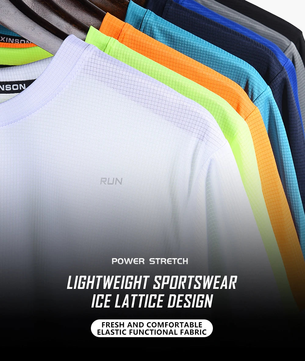 Men's Summer Ice Silk Long Sleeve T-Shirt