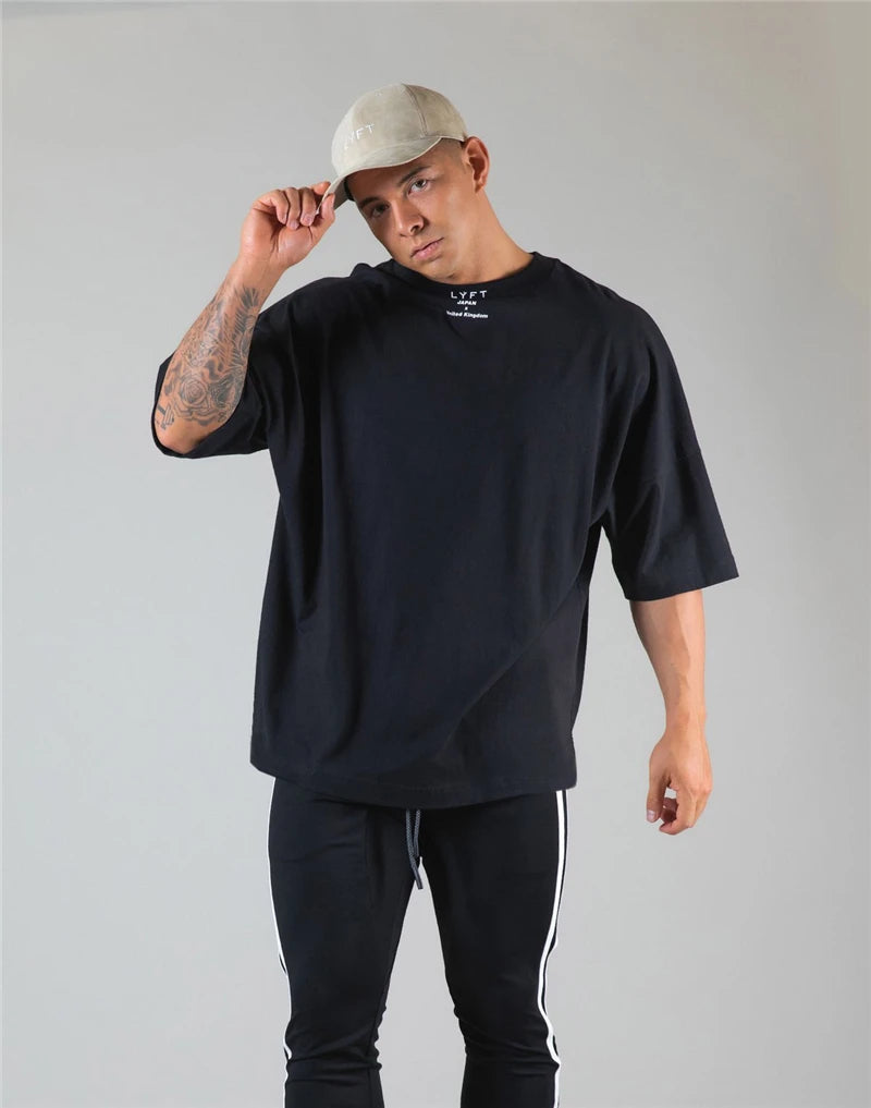 Men’s Cotton Gym T-Shirt M-XXXL