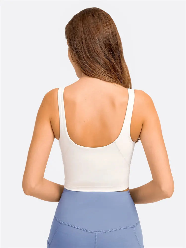 Nepoagym PASSION Longline Sports Bra Tank Top