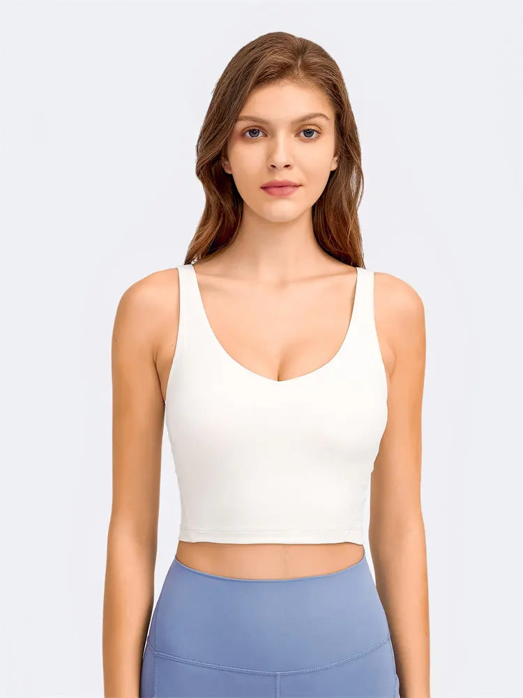 Nepoagym PASSION Longline Sports Bra Tank Top