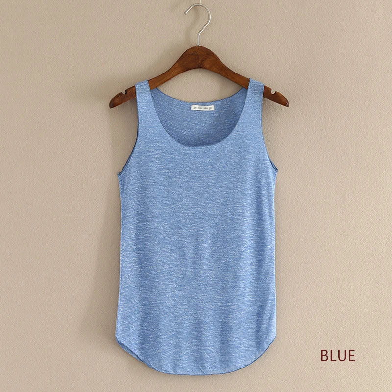 Plus Size Women's Summer Cotton Tank Top