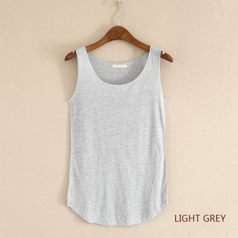Plus Size Women's Summer Cotton Tank Top