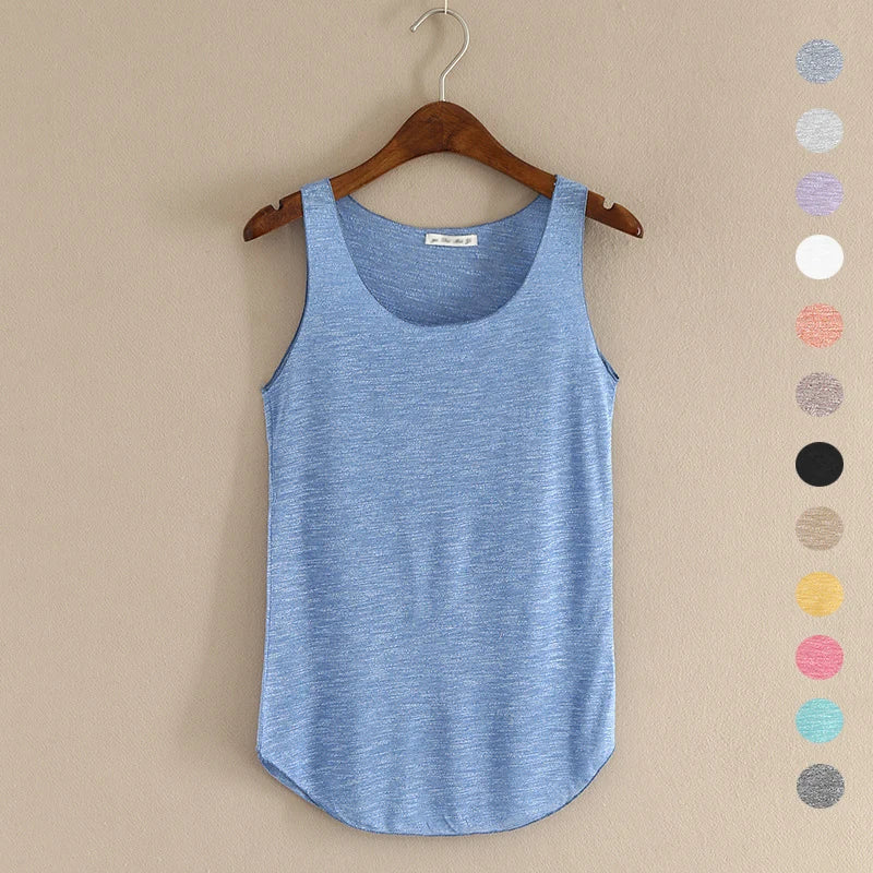 Plus Size Women's Summer Cotton Tank Top