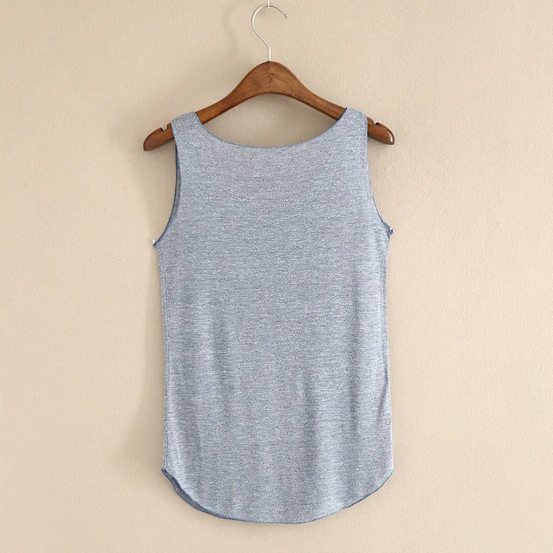 Plus Size Women's Summer Cotton Tank Top