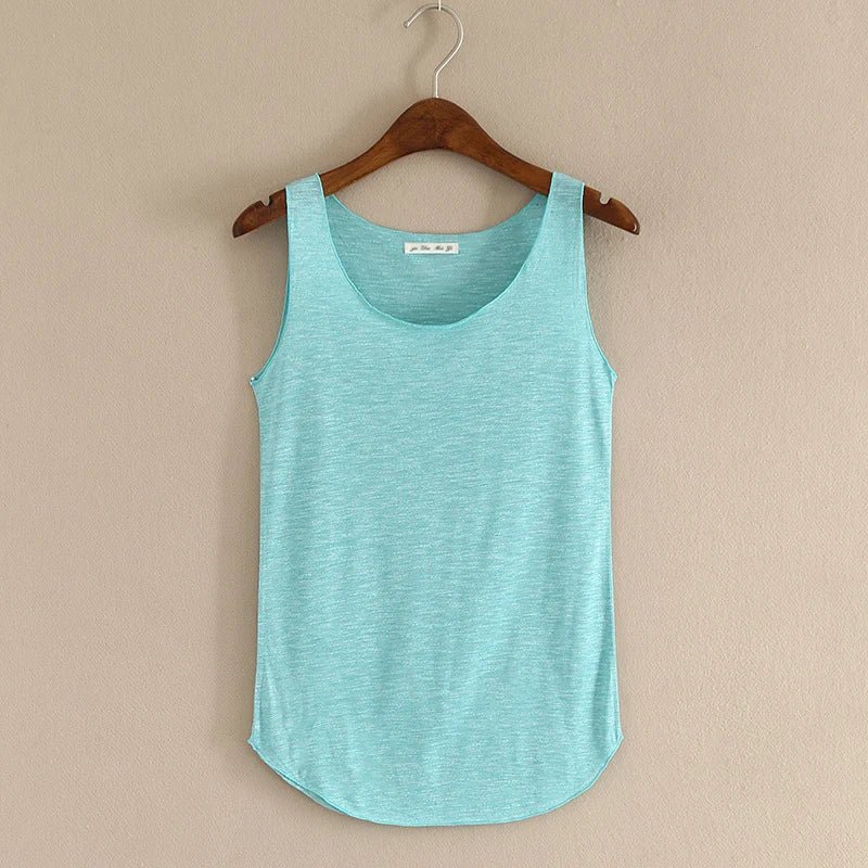 Plus Size Women's Summer Cotton Tank Top