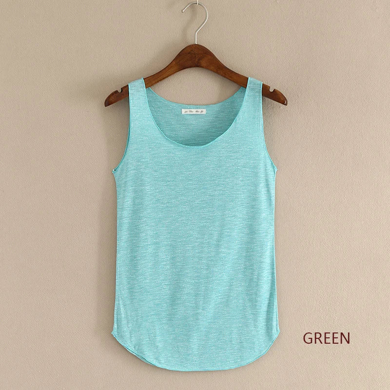 Plus Size Women's Summer Cotton Tank Top