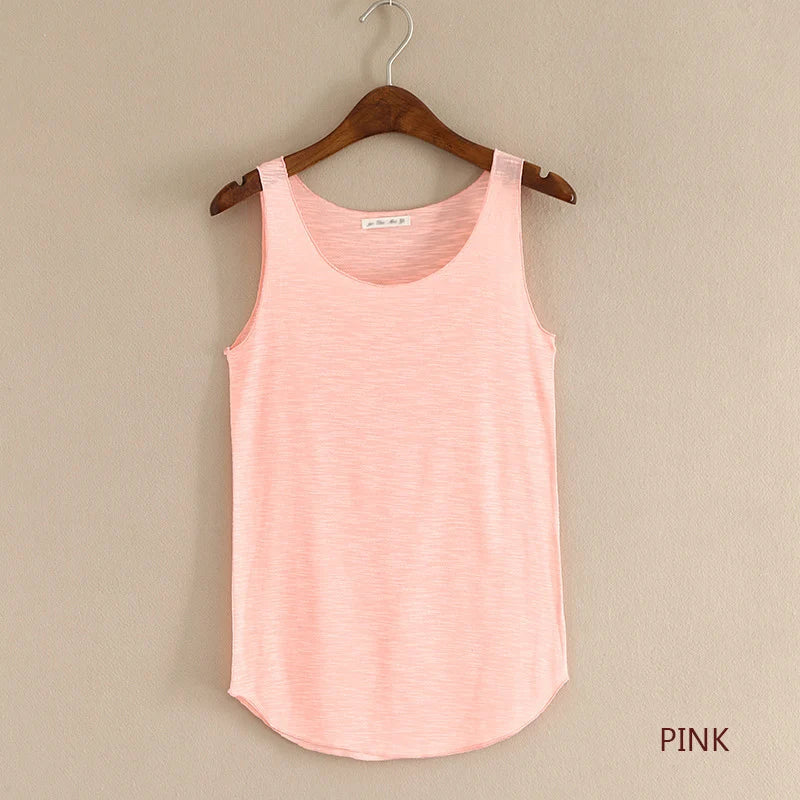 Plus Size Women's Summer Cotton Tank Top