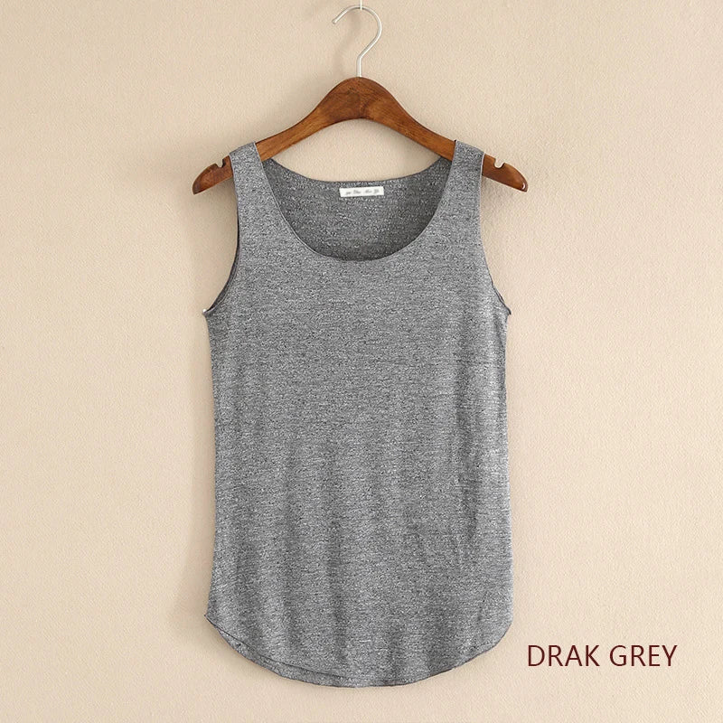 Plus Size Women's Summer Cotton Tank Top