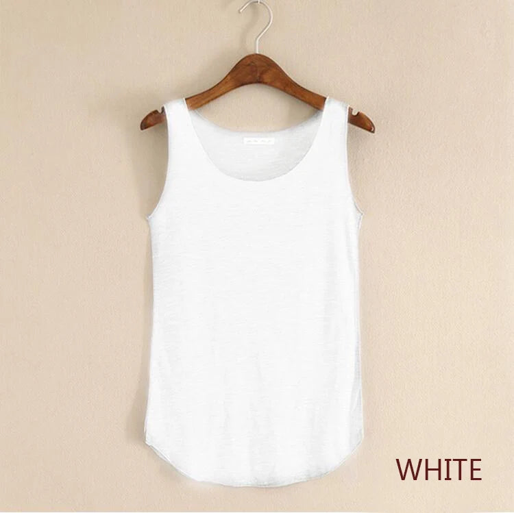 Plus Size Women's Summer Cotton Tank Top