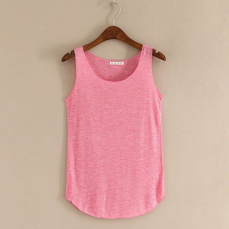 Plus Size Women's Summer Cotton Tank Top