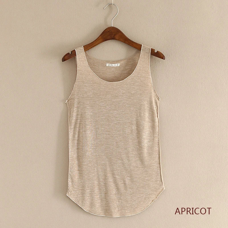 Plus Size Women's Summer Cotton Tank Top