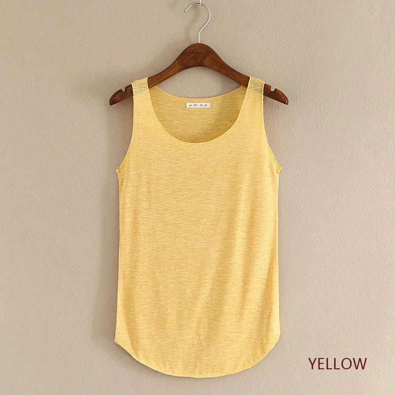 Plus Size Women's Summer Cotton Tank Top