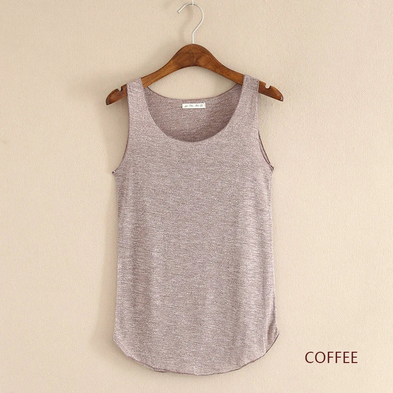 Plus Size Women's Summer Cotton Tank Top