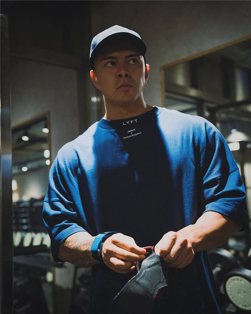 Men’s Cotton Gym T-Shirt M-XXXL