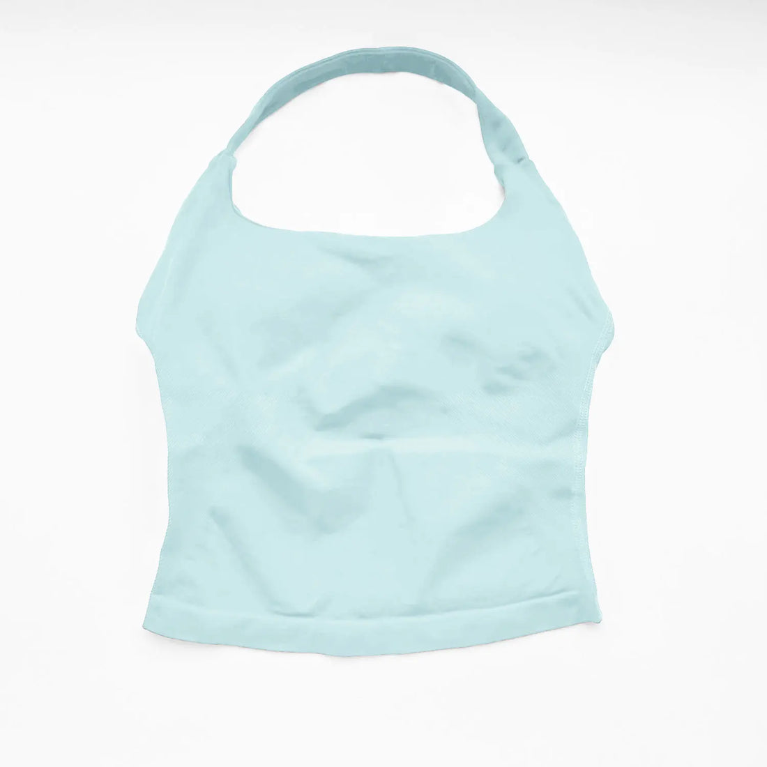 NCLAGEN Women's Padded Halter Gym Top – Strappy Longline Activewear