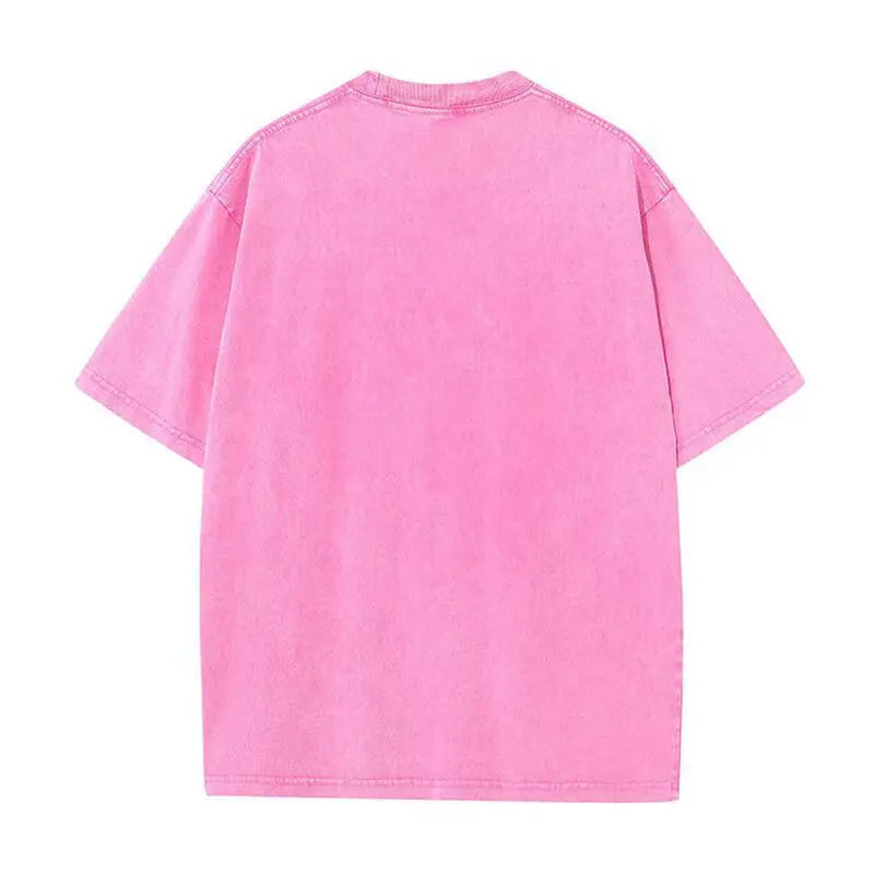 Skeleton Butterfly Wave Print Oversized Women's T-Shirt