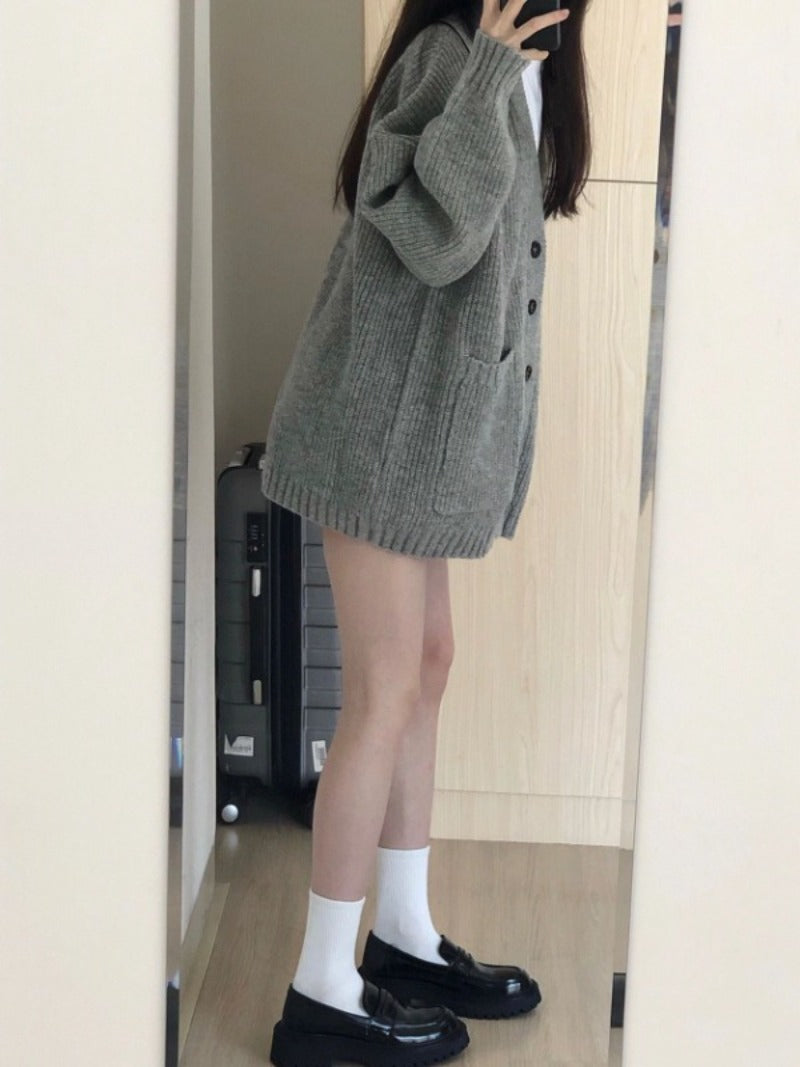 Women’s V-Neck Knit Cardigan