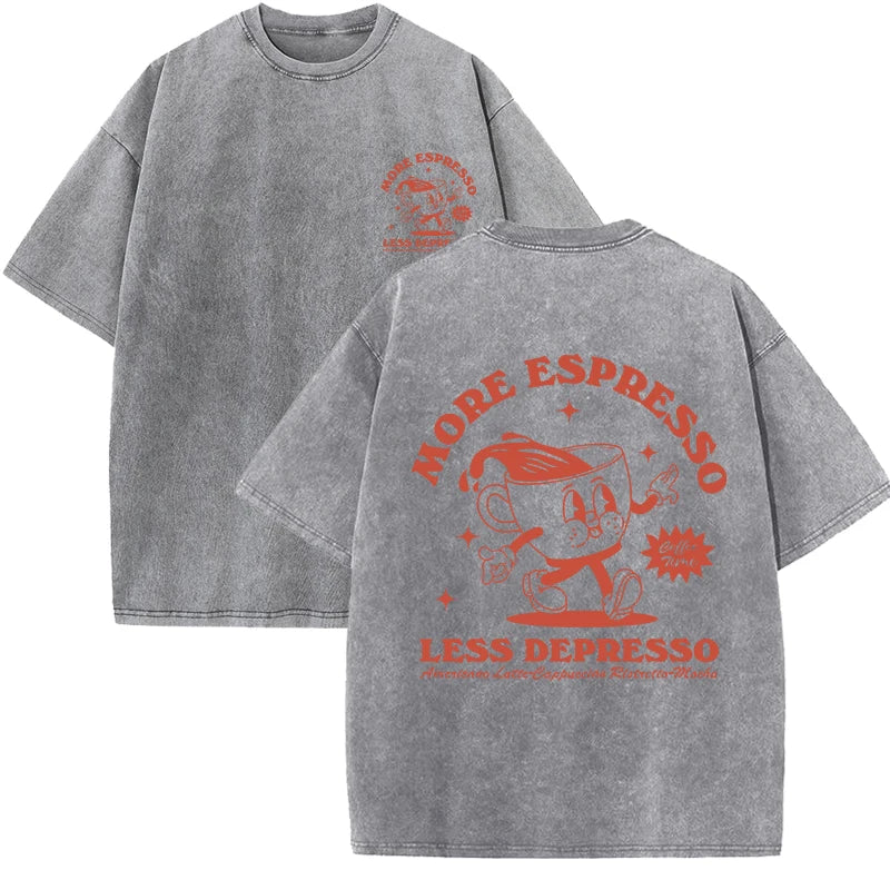 “More Espresso Less Depresso” Graphic Tee