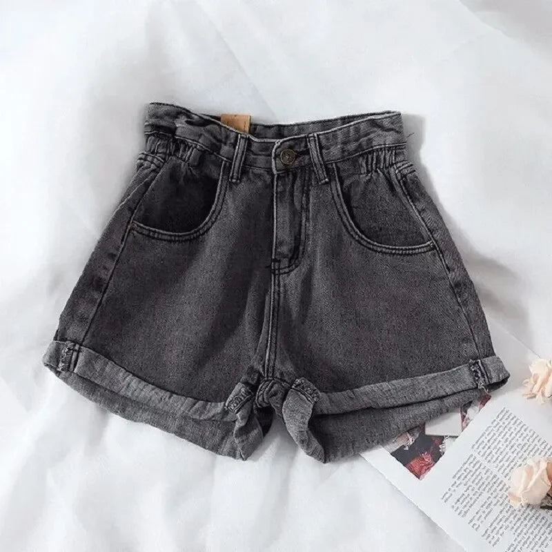 Women’s High-Waist Denim Shorts