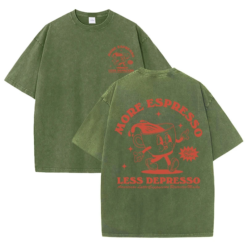 “More Espresso Less Depresso” Graphic Tee