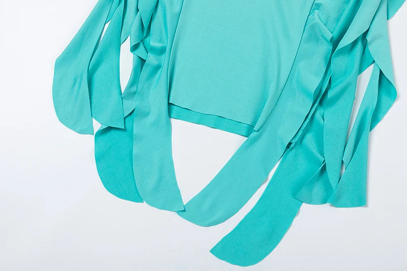 One-Shoulder Slim Fit Irregular Dress