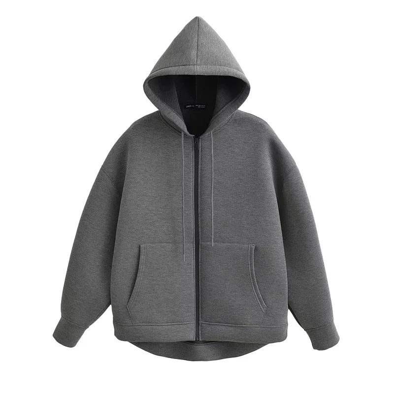 Women’s Oversized Zipper Hoodie