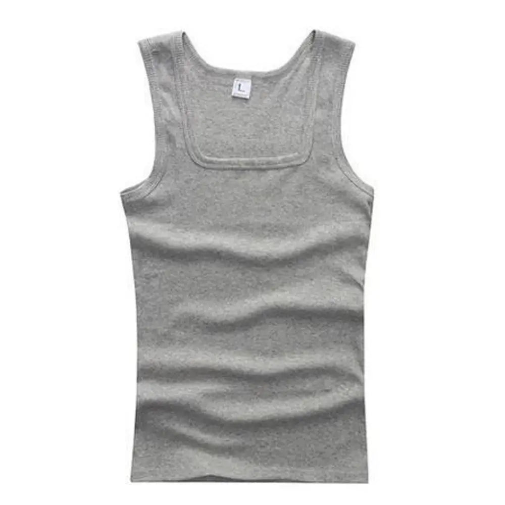 Unisex Cotton Sleeveless Tank Top – Summer Fitness Shirt