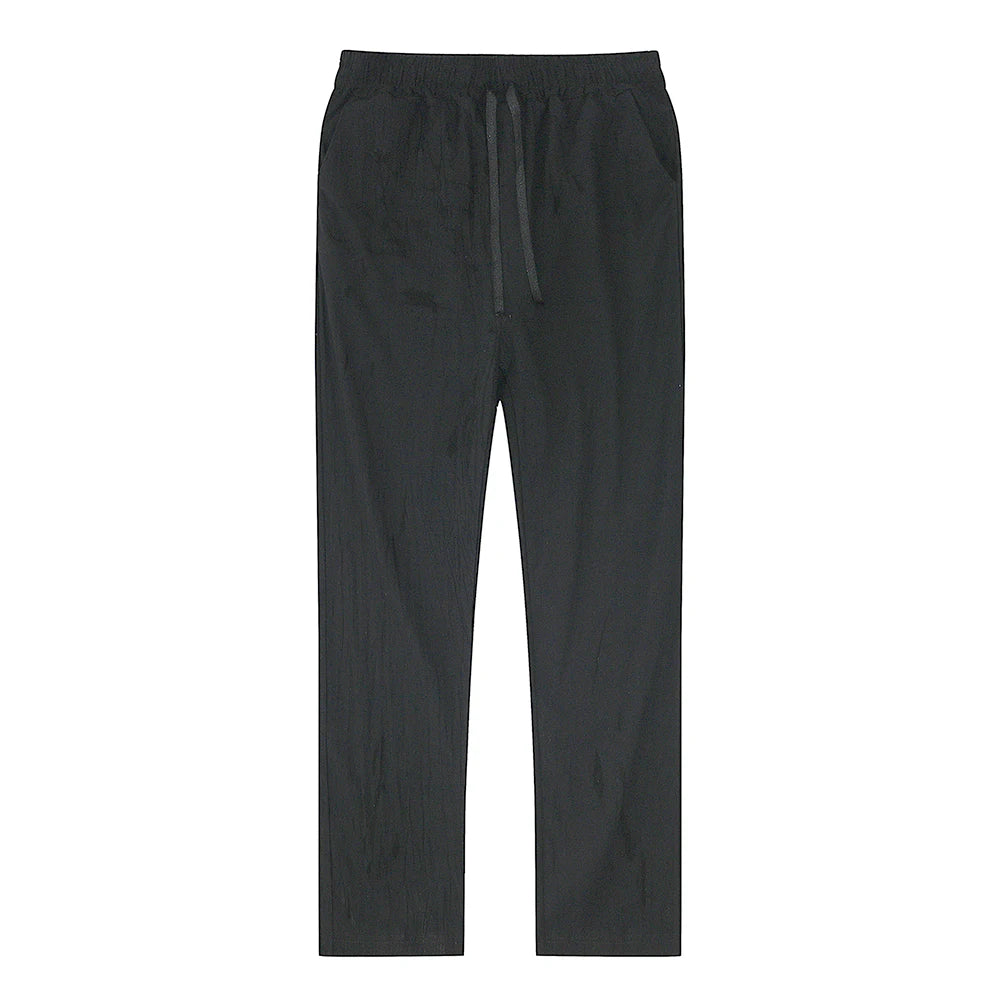 Cotton Linen Pants – Breathable Solid Color Trousers