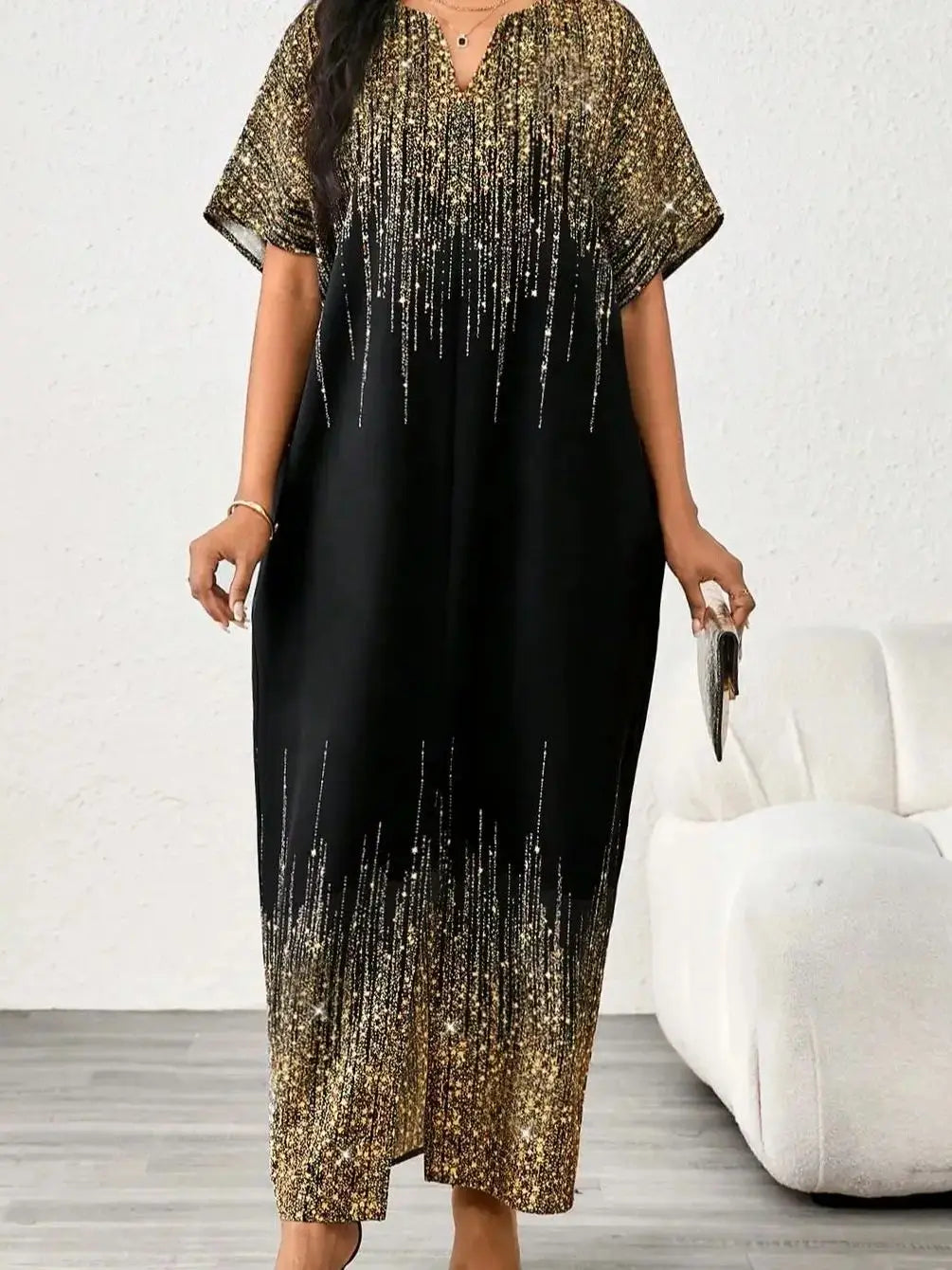 Gradient Summer Banquet Maxi Dress