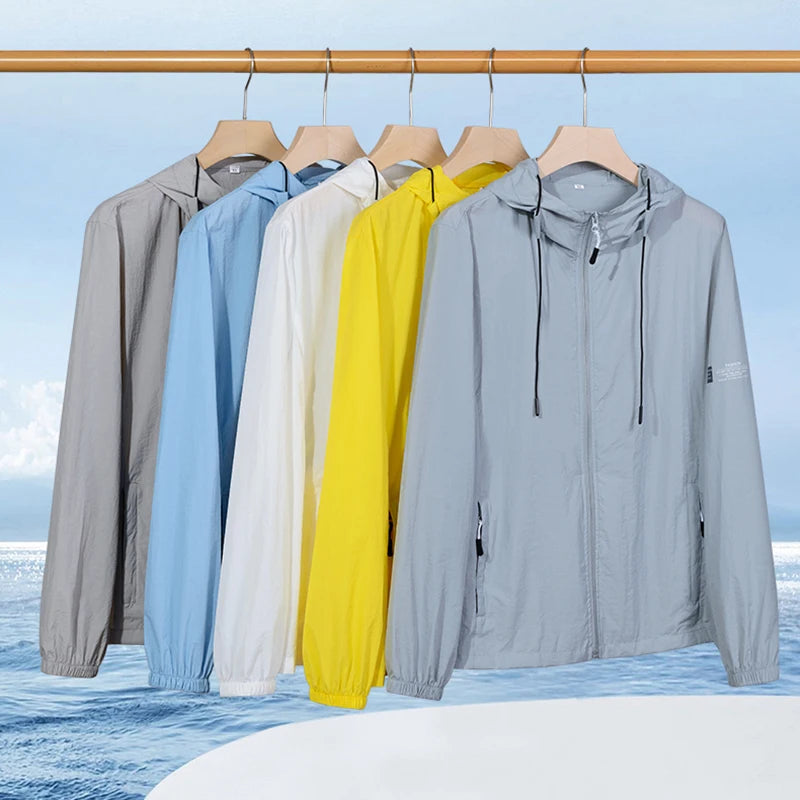 Summer Hooded Jacket – Quick-Dry Sun Protection Windbreaker for Men & Women