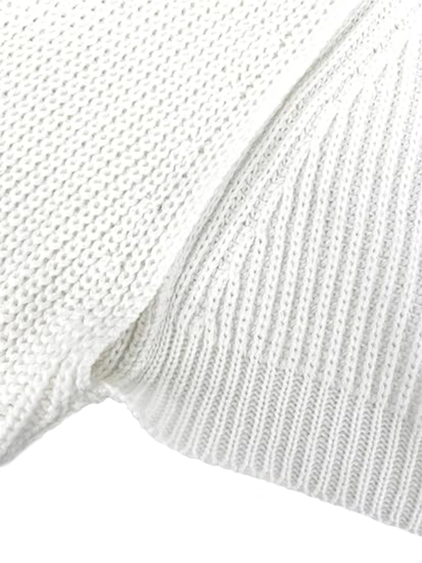 Women’s Ribbed Shrug Cardigan – Raglan Sleeve Open Front Knit