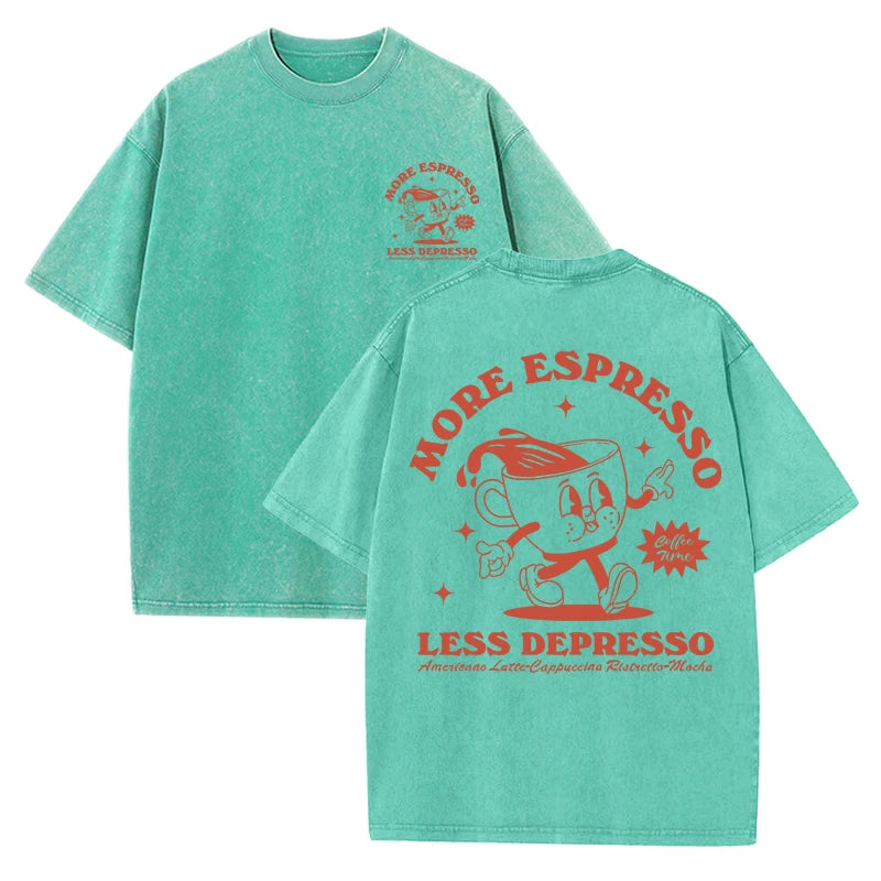 “More Espresso Less Depresso” Graphic Tee