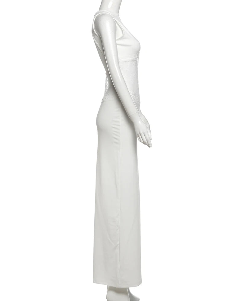 Backless Bodycon Mesh Dress