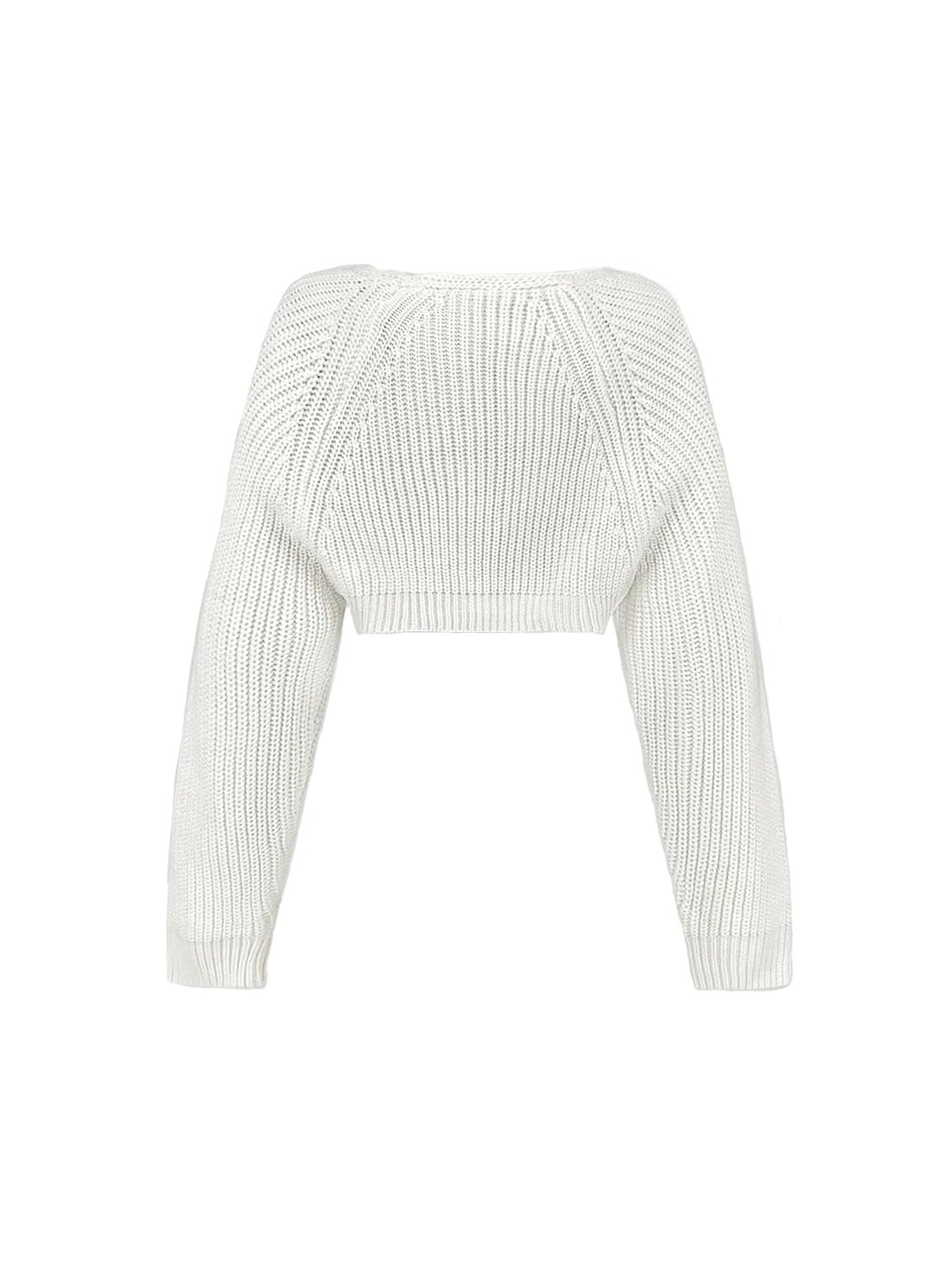 Women’s Ribbed Shrug Cardigan – Raglan Sleeve Open Front Knit