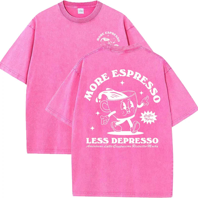 “More Espresso Less Depresso” Graphic Tee