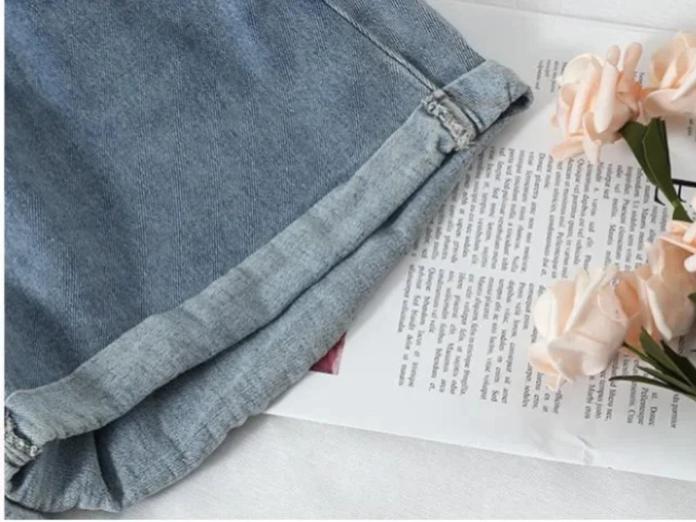 Women’s High-Waist Denim Shorts