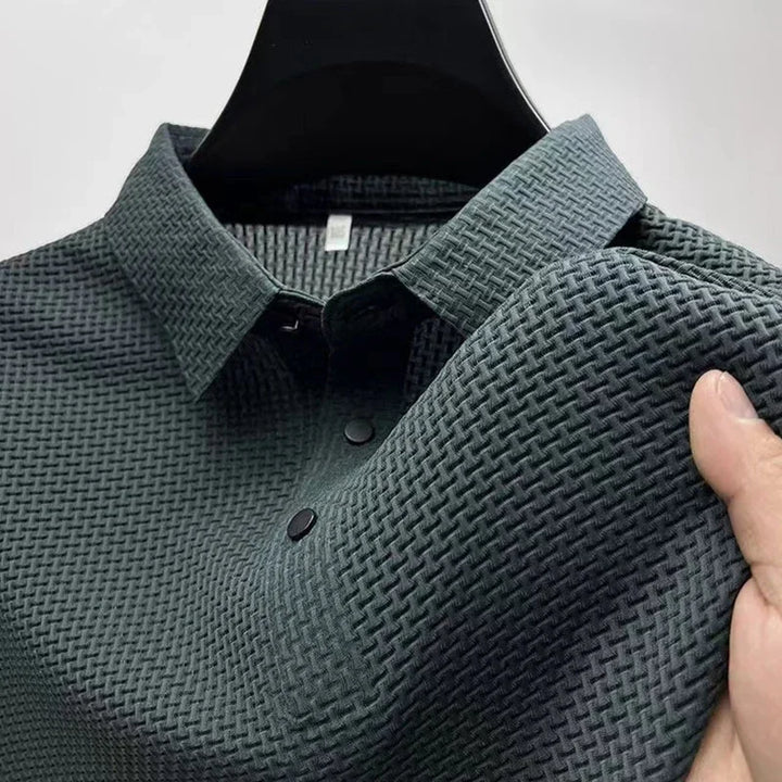 Summer Bone Flower Polo Shirt