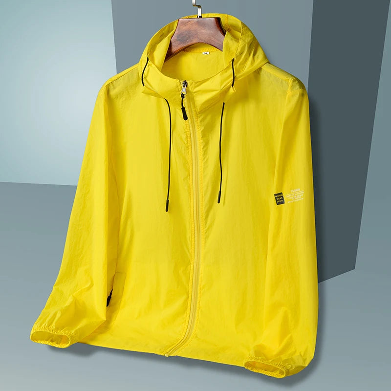 Summer Hooded Jacket – Quick-Dry Sun Protection Windbreaker for Men & Women