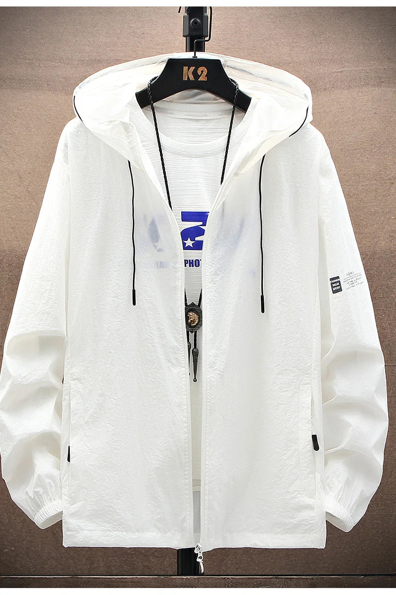 Summer Hooded Jacket – Quick-Dry Sun Protection Windbreaker for Men & Women