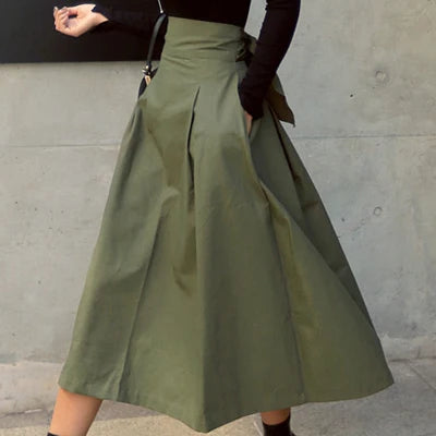 Women’s High Waist Long Skirt