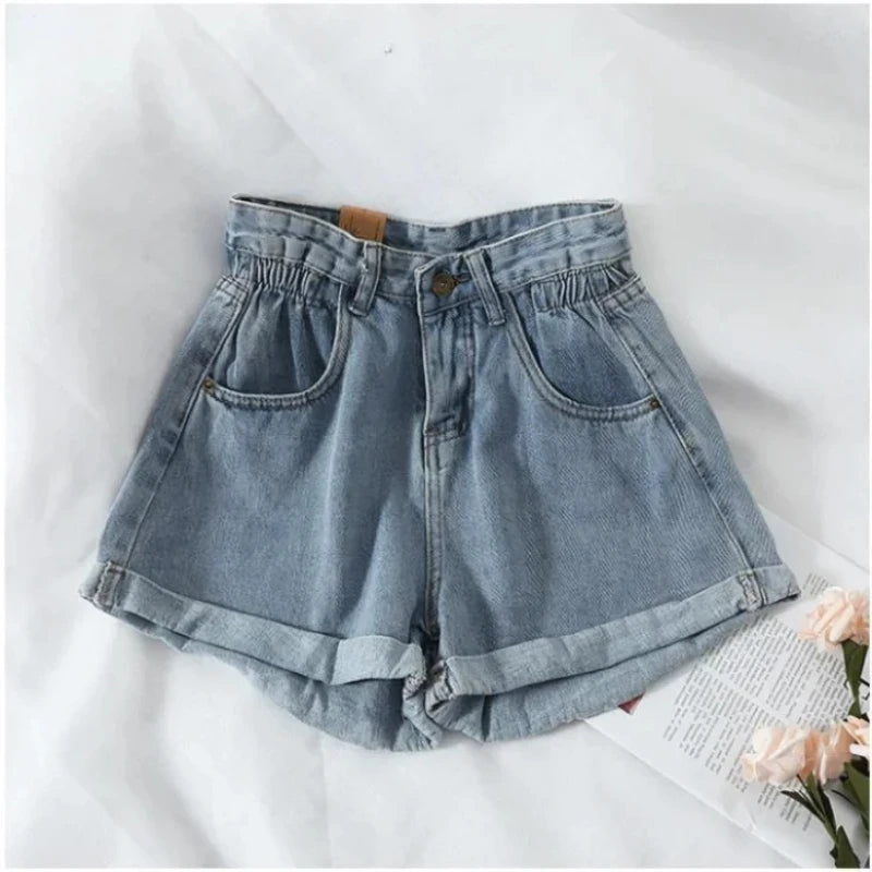 Women’s High-Waist Denim Shorts