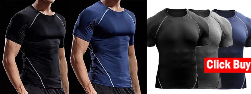 Men's Summer Compression Sports T-Shirt