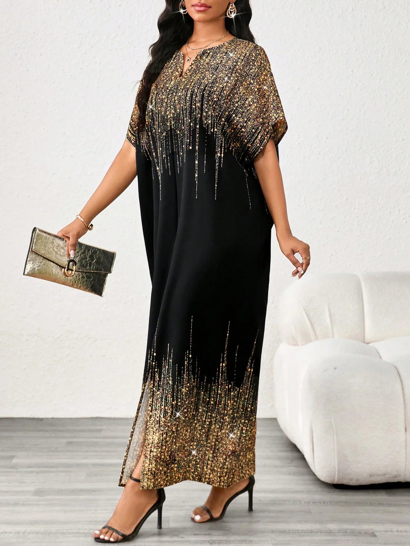 Gradient Summer Banquet Maxi Dress