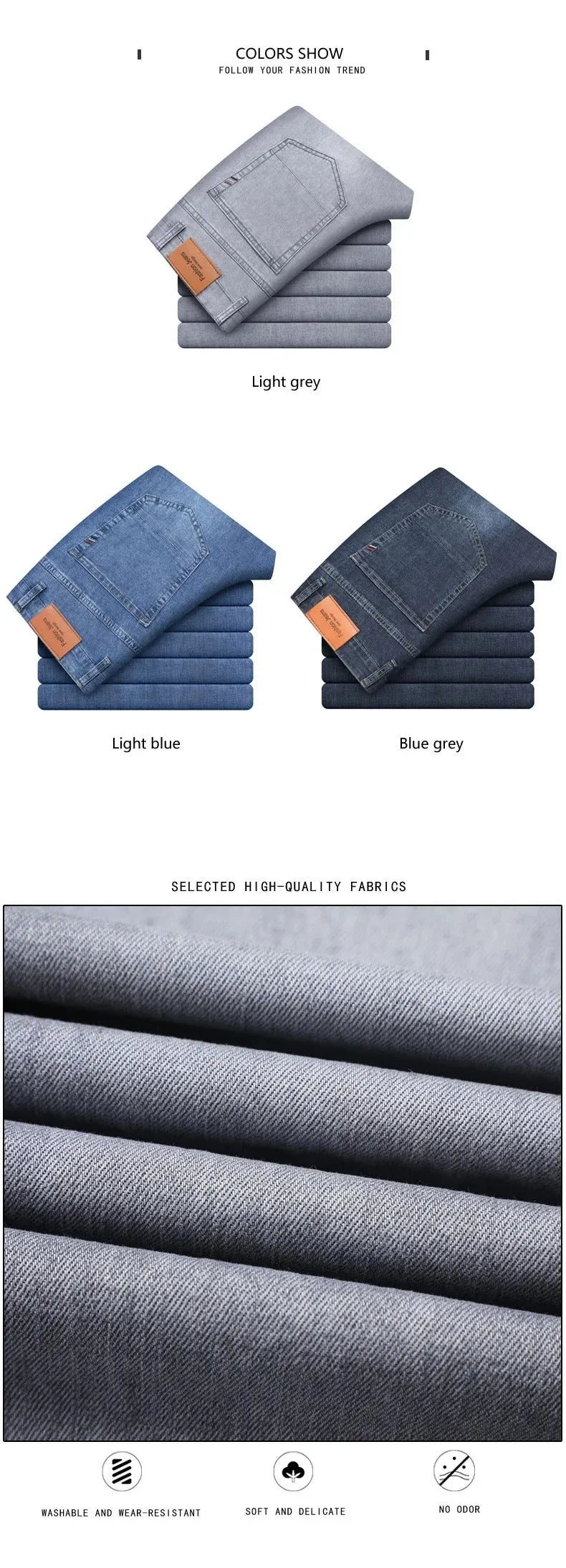 Men’s Stretch Cotton Jeans