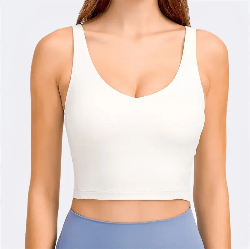 Nepoagym PASSION Longline Sports Bra Tank Top