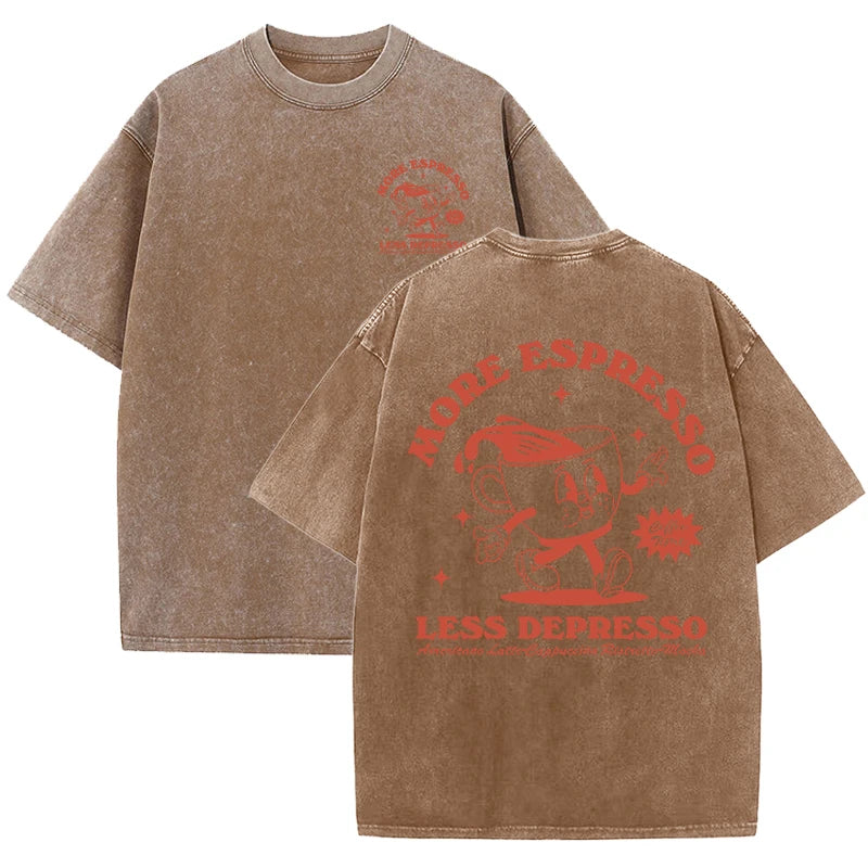 “More Espresso Less Depresso” Graphic Tee