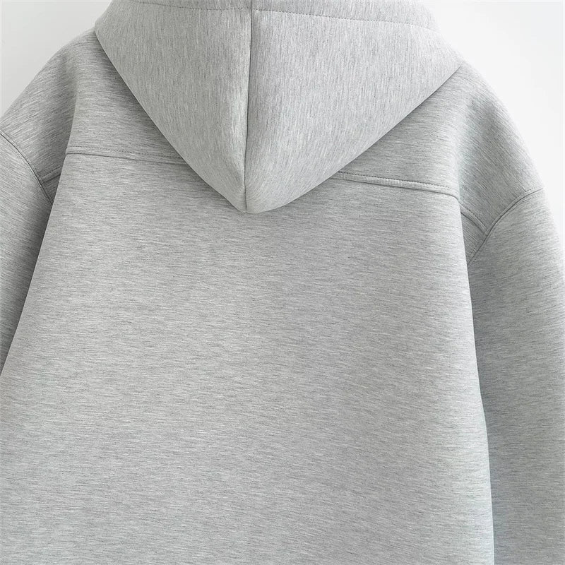Women’s Oversized Zipper Hoodie