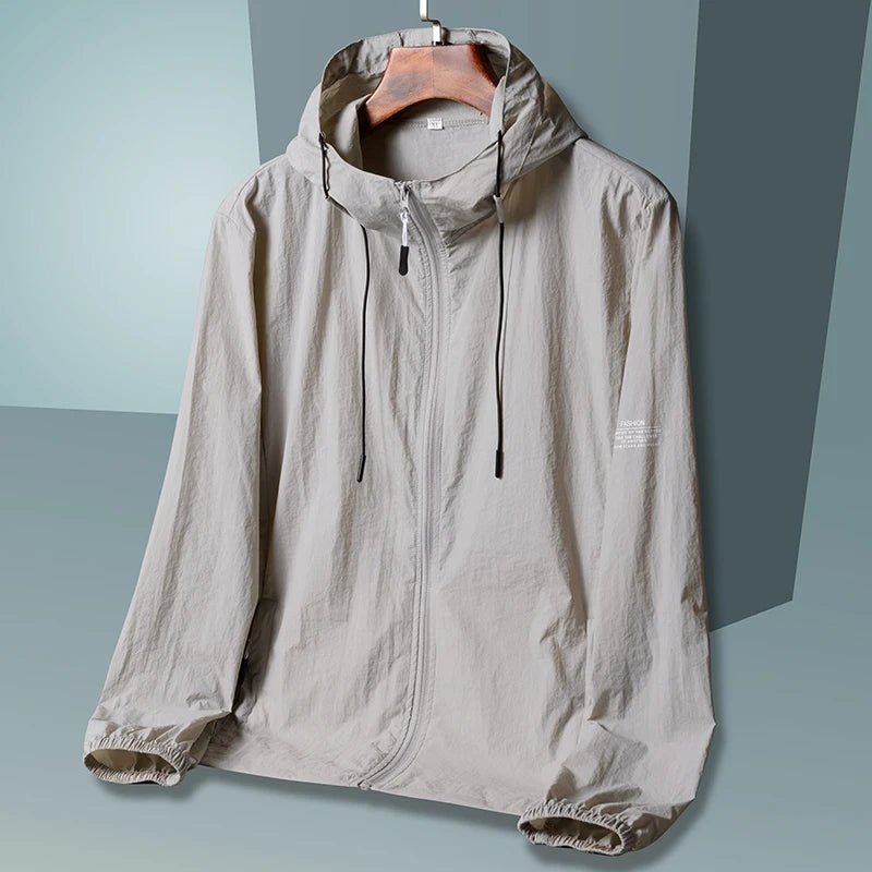 Summer Hooded Jacket – Quick-Dry Sun Protection Windbreaker for Men & Women