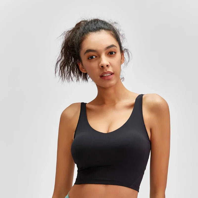 Nepoagym PASSION Longline Sports Bra Tank Top